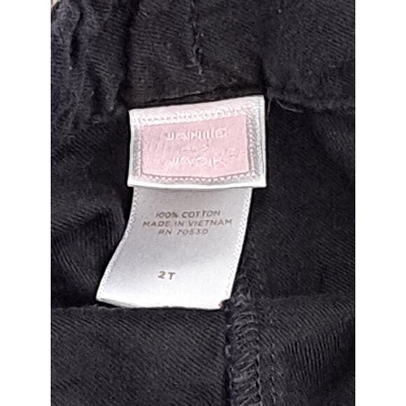 Janie And Jack Girls City Museum Black Ruffle Knicker Capris Size 2T - Picture 5 of 7